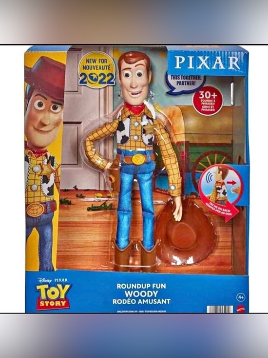 Disney Other - Disney Toy Story Roundup Fun Woody Doll 30+ Phrases Iconic Western Outfit
